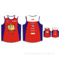 Custom Running Sublimated Singlet With Inside Pocket Elastic / Velcro Strap Closures